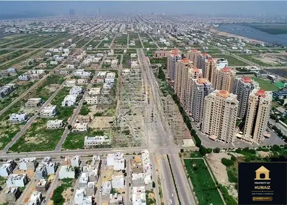500 Sq. Yd. Residential Plot (West Open, Parcel 40) in DHA Phase 8 For Sale in DHA Phase 8 Karachi — Property by Humaiz Architectural Asset