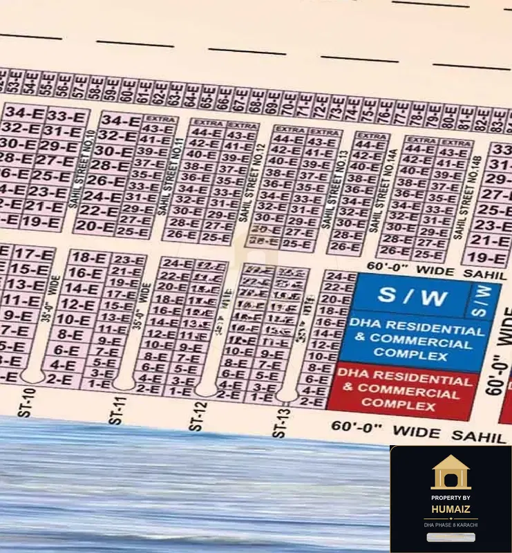 300 Sq. Yd. Residential Plot (Parcel 1) on Beach Avenue For Sale in DHA Phase 8 Karachi — Photograph 3