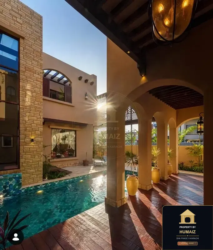 1,000 Sq. Yd. 6-Bedroom Luxury Villa (West Open, 6 Bath, Residence 2) on Zulfiqar Commercial For Sale in DHA Phase 8 Karachi — Photograph 3