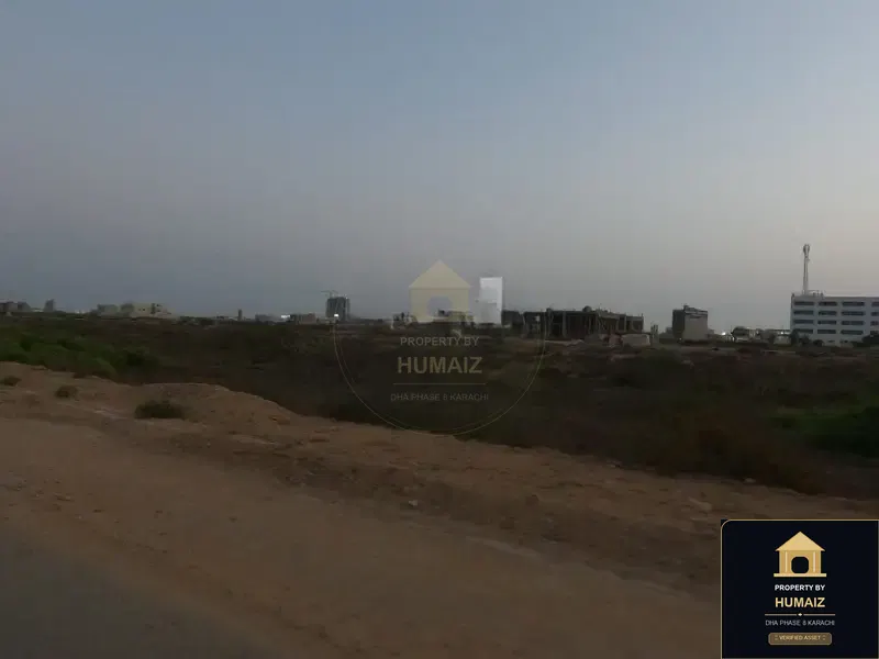 200 Sq. Yd. Commercial Plot (Parcel 46) on Peninsula Commercial For Sale in DHA Phase 8 Karachi — Property by Humaiz Architectural Asset