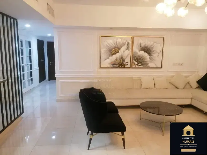 2-Bedroom Luxury Apartment (Sea Facing, 3 Bath, Suite 10) at Pearl Towers For Rent in DHA Phase 8 Karachi — Photograph 4