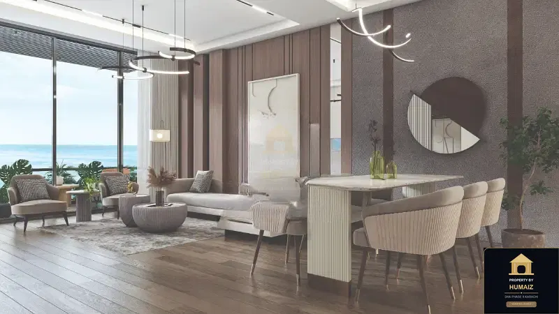 1-Bedroom Luxury Apartment (1 Bath, Suite 36) at HMR Waterfront For Sale in DHA Phase 8 Karachi — Photograph 5