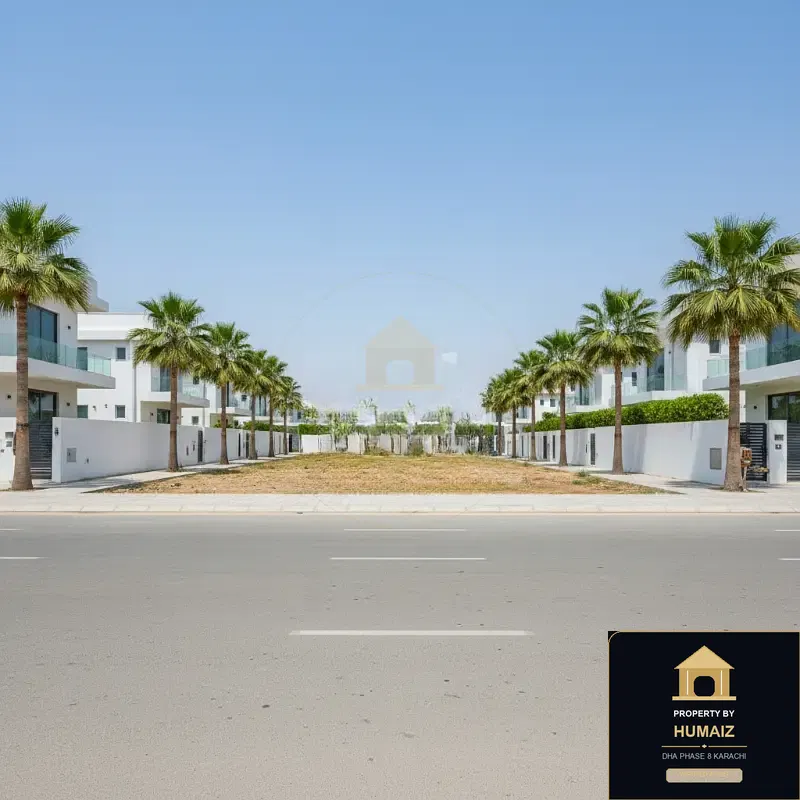 500 Sq. Yd. Residential Plot (Parcel 3) in Khayaban-e-Shujaat For Sale in DHA Phase 8 Karachi — Photograph 2