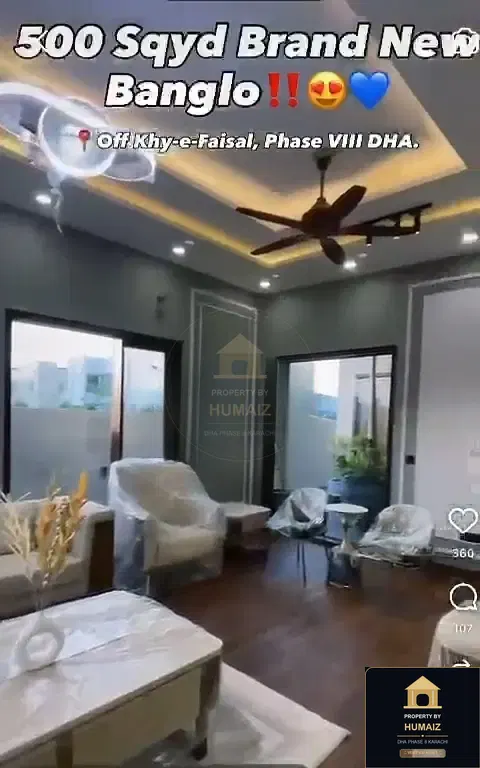 500 Sq. Yd. 6-Bedroom Luxury Villa (Basement, 7 Bath, Residence 66) in DHA Phase 8 For Sale in DHA Phase 8 Karachi — Photograph 9