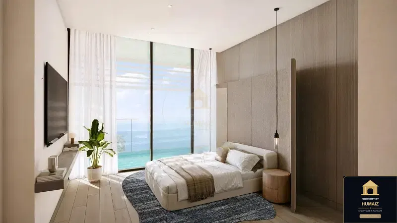 1-Bedroom Luxury Apartment (Sea Facing, 1 Bath, Suite 8) at Tower A For Sale in DHA Phase 8 Karachi — Photograph 17