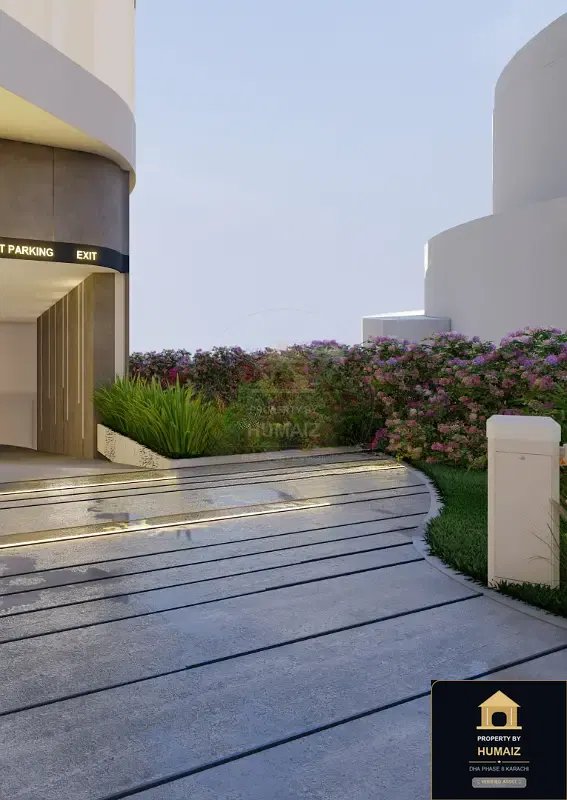 1-Bed Luxury Penthouse (Sea Facing, 2 Bath, Suite 2) at Tower C For Sale in DHA Phase 8 Karachi — Property by Humaiz Architectural Asset