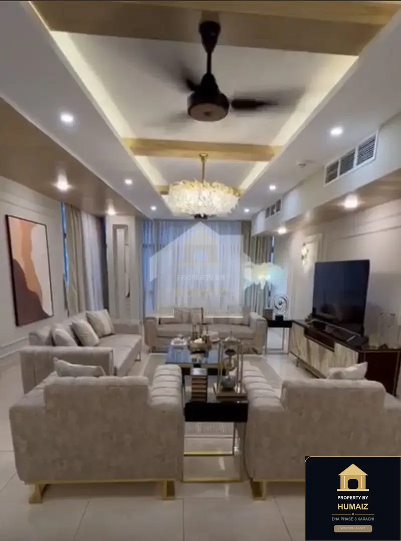 3-Bedroom Luxury Apartment (Sea Facing, 3 Bath, Suite 6) at Pearl Towers For Sale in DHA Phase 8 Karachi — Photograph 2