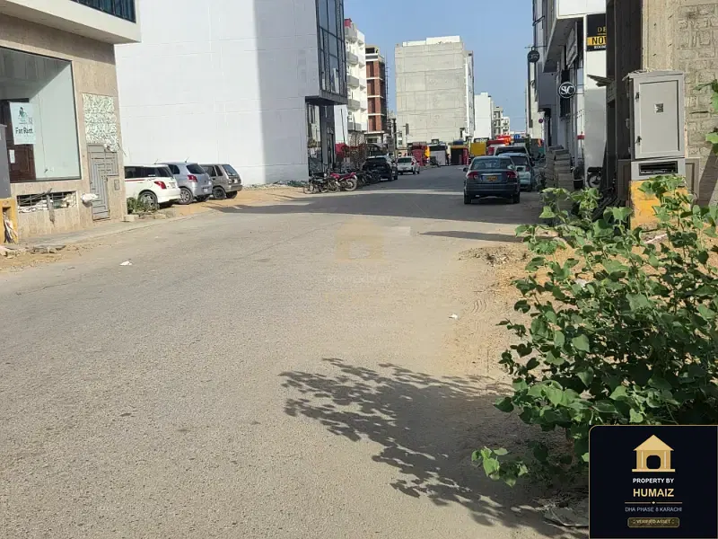 83 Sq. Yd. Commercial Retail Shop (Corner, 1 Bath, Unit 1) on Zulfiqar Commercial For Rent in DHA Phase 8 Karachi — Property by Humaiz Architectural Asset