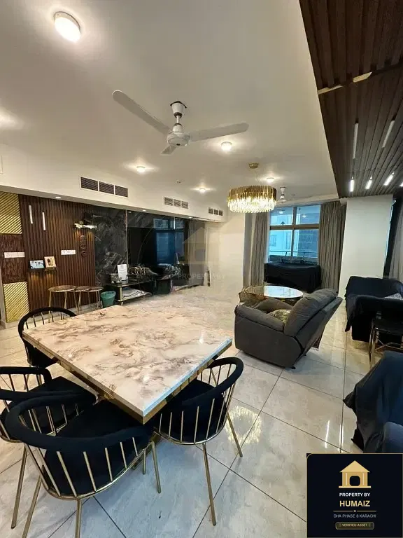 3-Bedroom Luxury Apartment (Sea Facing, 4 Bath, Suite 5) at Pearl Towers For Sale in DHA Phase 8 Karachi — Photograph 2