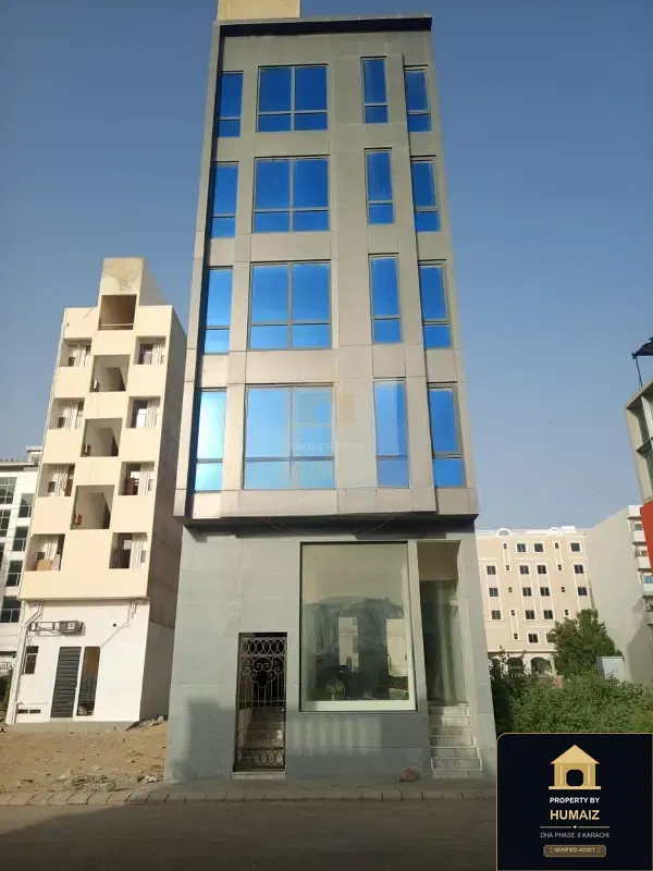 100 Sq. Yd. Commercial Building (Basement, 4 Bath, Unit 3) on Al-Murtaza Commercial For Rent in DHA Phase 8 Karachi — Photograph 2