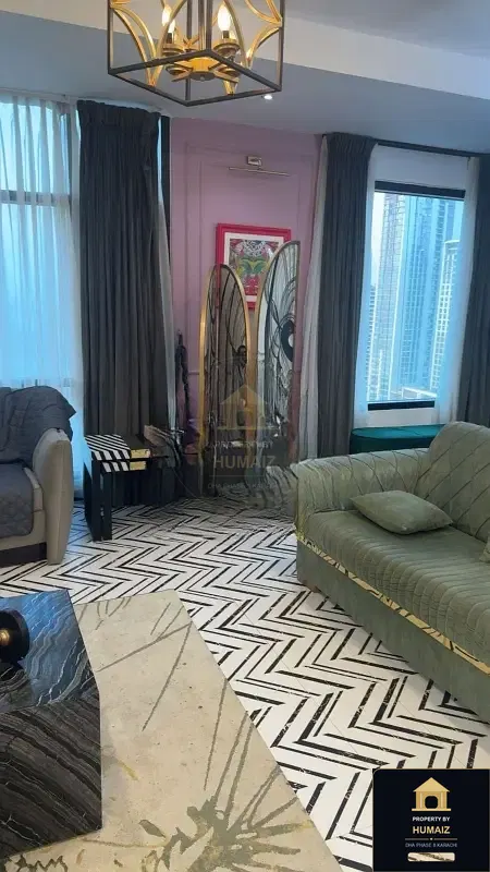 3-Bedroom Luxury Apartment (Sea Facing, 3 Bath, Suite 11) at Pearl Towers For Sale in DHA Phase 8 Karachi — Photograph 2