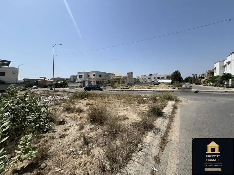 1,000 Sq. Yd. Residential Plot (Corner, Parcel 53) in Zone A For Sale in DHA Phase 8 Karachi — Property by Humaiz Architectural Asset