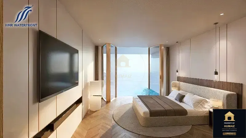 3-Bedroom Luxury Apartment (Sea Facing, 3 Bath, Suite 18) at HMR Waterfront For Sale in DHA Phase 8 Karachi — Photograph 8