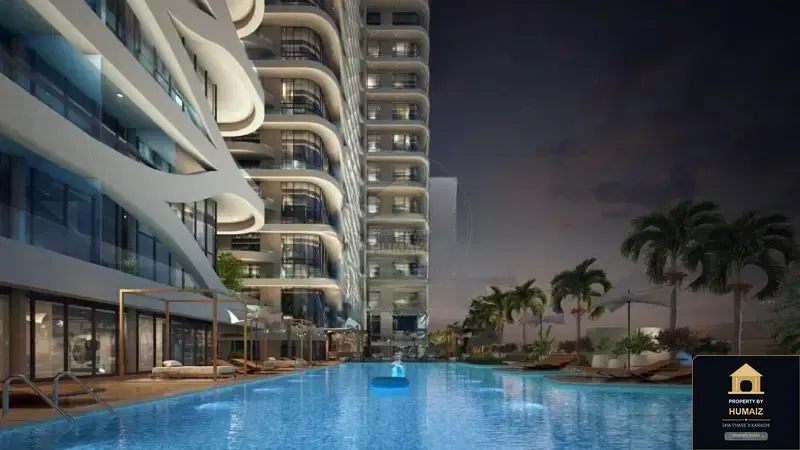 2-Bedroom Luxury Apartment (Sea Facing, 2 Bath, Suite 33) at HMR Waterfront For Sale in DHA Phase 8 Karachi — Photograph 8