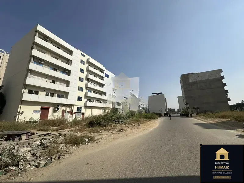 400 Sq. Yd. Commercial Plot (Corner, Parcel 1) in DHA Phase 8 For Sale in DHA Phase 8 Karachi — Property by Humaiz Architectural Asset