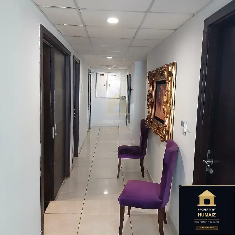 3-Bedroom Luxury Apartment (Private Pool, 4 Bath, Suite 24) at Pearl Towers For Rent in DHA Phase 8 Karachi — Photograph 4