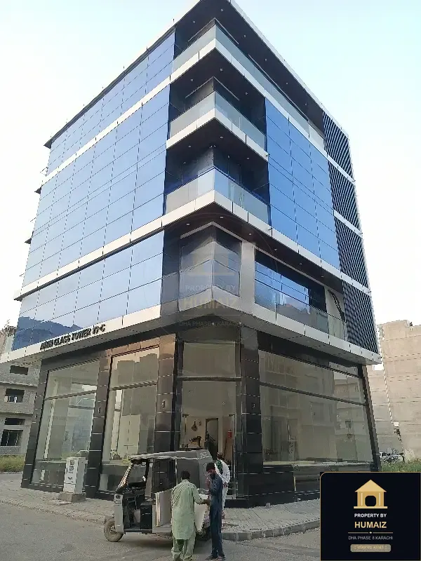 200 Sq. Yd. Commercial Building (Corner, Unit 7) on Al-Murtaza Commercial For Sale in DHA Phase 8 Karachi — Property by Humaiz Architectural Asset