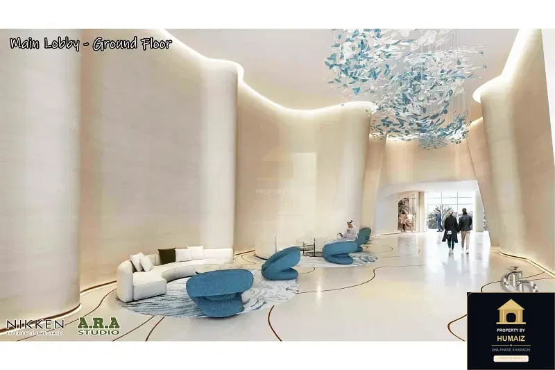 1-Bedroom Luxury Apartment (Sea Facing, 1 Bath, Suite 8) at Tower A For Sale in DHA Phase 8 Karachi — Photograph 16