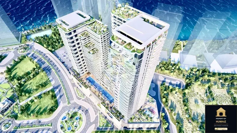 1-Bedroom Luxury Apartment (Sea Facing, 2 Bath, Suite 22) at HMR Waterfront For Sale in DHA Phase 8 Karachi — Photograph 3