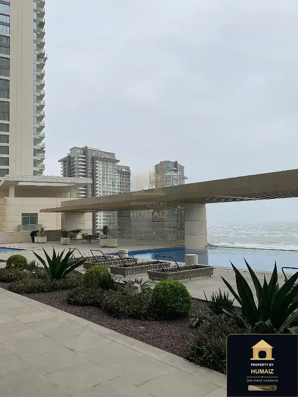 2-Bedroom Luxury Apartment (Sea Facing, 3 Bath, Suite 18) at The Views For Rent in DHA Phase 8 Karachi — Property by Humaiz Architectural Asset