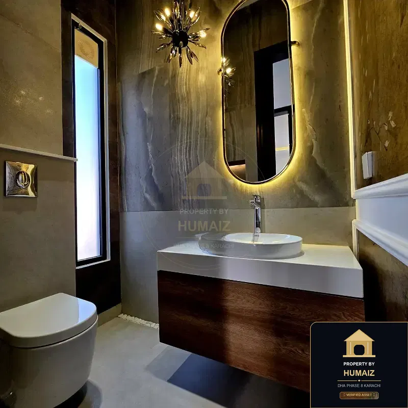 500 Sq. Yd. 5-Bedroom Luxury Villa (West Open, 6 Bath, Residence 2) in Khayaban-e-Sahil For Sale in DHA Phase 8 Karachi — Photograph 17