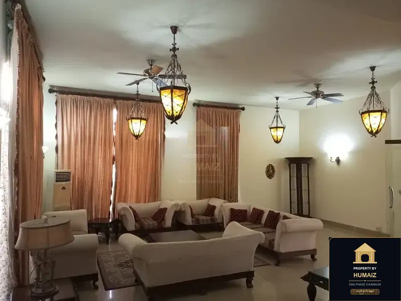1,000 Sq. Yd. 6-Bedroom Luxury Villa on Zulfiqar Commercial For Rent in DHA Phase 8 Karachi — Photograph 3