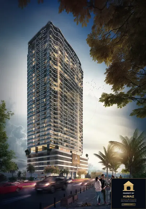 3-Bedroom Luxury Apartment (3 Bath, Suite 52) at HMR Waterfront For Sale in DHA Phase 8 Karachi — Photograph 2