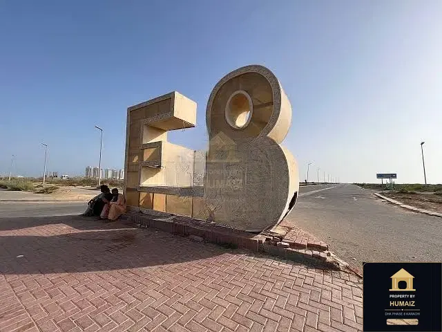 1,000 Sq. Yd. Residential Plot (West Open, Parcel 3) in Zone D For Sale in DHA Phase 8 Karachi — Property by Humaiz Architectural Asset