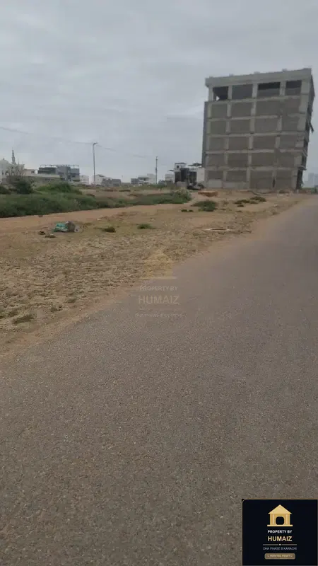 600 Sq. Yd. Commercial Plot (Parcel 1) on Beach Avenue For Sale in DHA Phase 8 Karachi — Property by Humaiz Architectural Asset