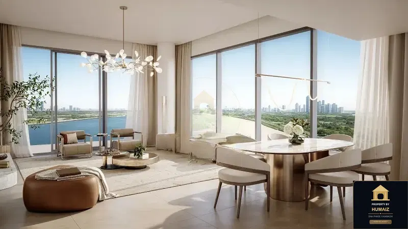 3-Bedroom Luxury Apartment (Private Pool, 3 Bath, Suite 11) at Reef Towers For Sale in DHA Phase 8 Karachi — Property by Humaiz Architectural Asset