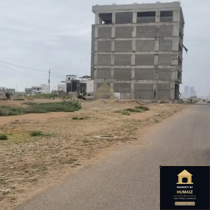 600 Sq. Yd. Commercial Plot (Parcel 1) on Beach Avenue For Sale in DHA Phase 8 Karachi — Photograph 2