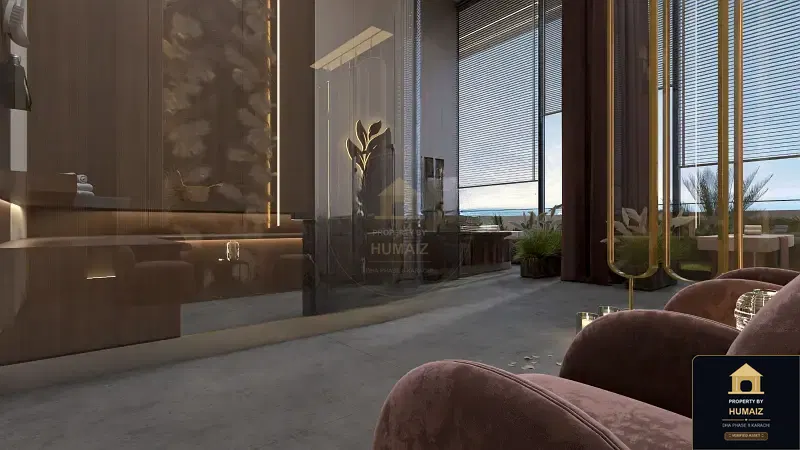 125 Sq. Yd. 1-Bedroom Luxury Villa at HMR Waterfront For Sale in DHA Phase 8 Karachi — Photograph 15