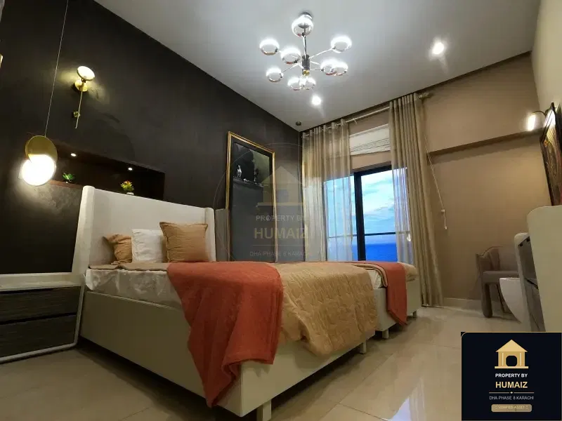 1-Bedroom Luxury Apartment (Sea Facing, 2 Bath, Suite 79) at HMR Waterfront For Sale in DHA Phase 8 Karachi — Photograph 7