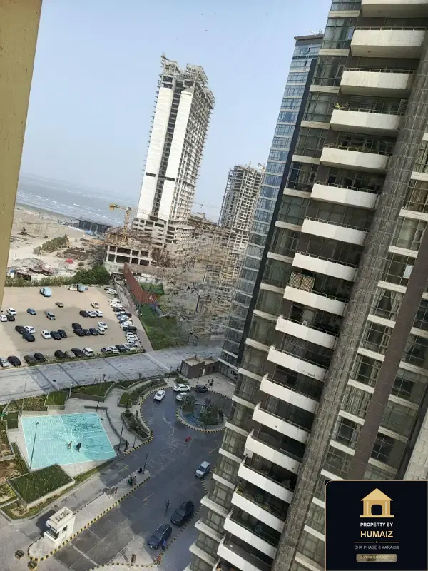 2-Bedroom Luxury Apartment (Sea Facing, 2 Bath, Suite 10) at Coral Towers For Rent in DHA Phase 8 Karachi — Property by Humaiz Architectural Asset