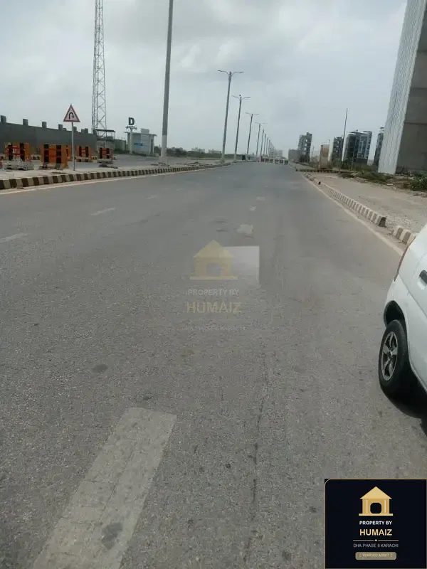 300 Sq. Yd. Commercial Plot (Parcel 2) on Beach Avenue For Sale in DHA Phase 8 Karachi — Property by Humaiz Architectural Asset