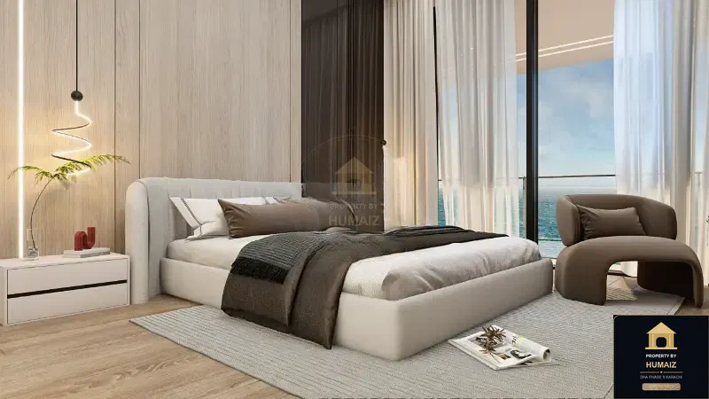 111 Sq. Yd. 1-Bedroom Luxury Villa at HMR Waterfront For Sale in DHA Phase 8 Karachi — Property by Humaiz Architectural Asset