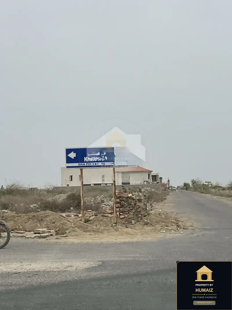 500 Sq. Yd. Residential Plot (West Open, Parcel 7) in Khayaban-e-Faisal For Sale in DHA Phase 8 Karachi — Property by Humaiz Architectural Asset