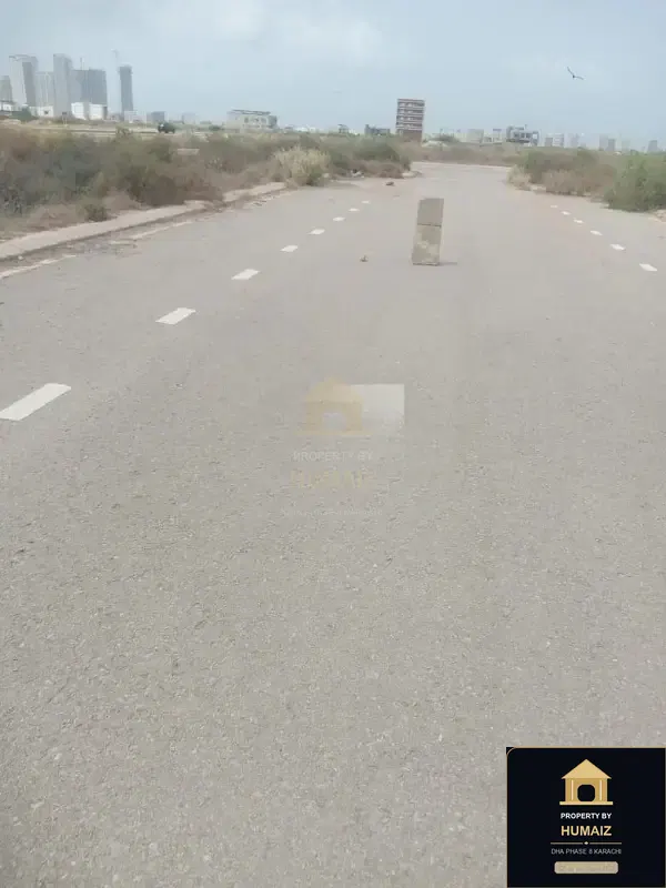 100 Sq. Yd. Commercial Plot (Parcel 8) on Peninsula Commercial For Sale in DHA Phase 8 Karachi — Property by Humaiz Architectural Asset