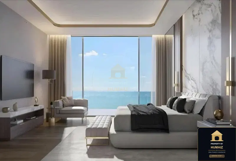 2-Bedroom Luxury Apartment (Sea Facing, 2 Bath, Suite 107) at HMR Waterfront For Sale in DHA Phase 8 Karachi — Photograph 3