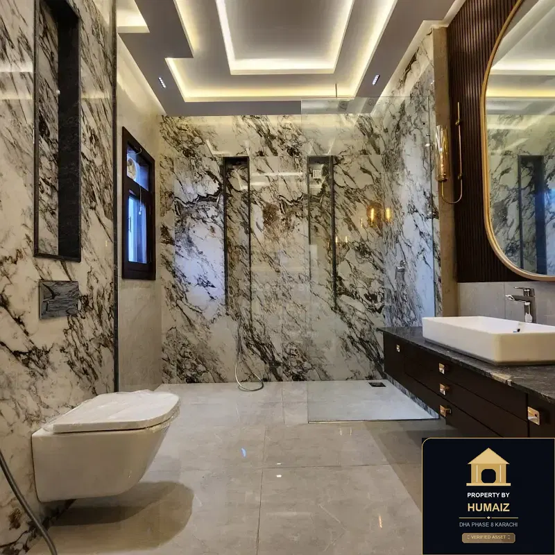 1,000 Sq. Yd. 6-Bedroom Luxury Villa (Private Pool, 7 Bath, Residence 3) in Zone A For Sale in DHA Phase 8 Karachi — Photograph 34