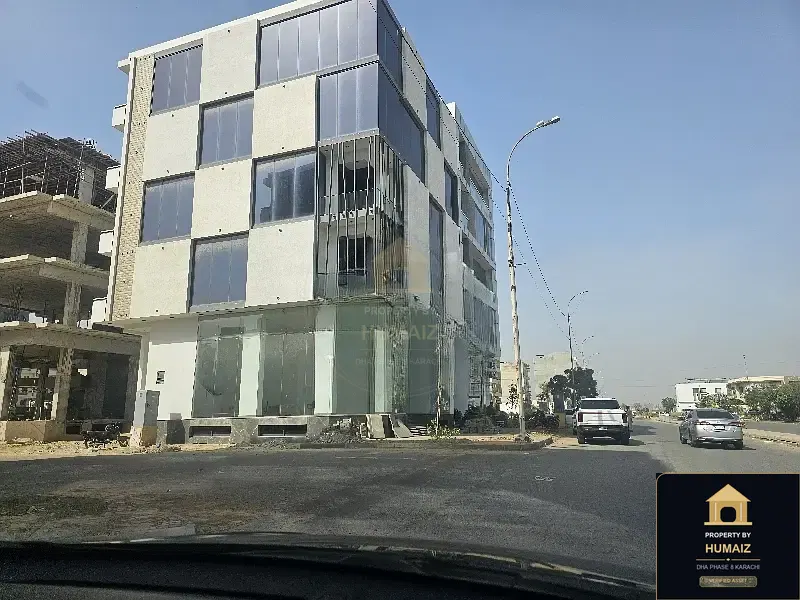 200 Sq. Yd. Commercial Building (Boulevard Facing, Unit 4) in DHA Phase 8 For Rent in DHA Phase 8 Karachi — Property by Humaiz Architectural Asset