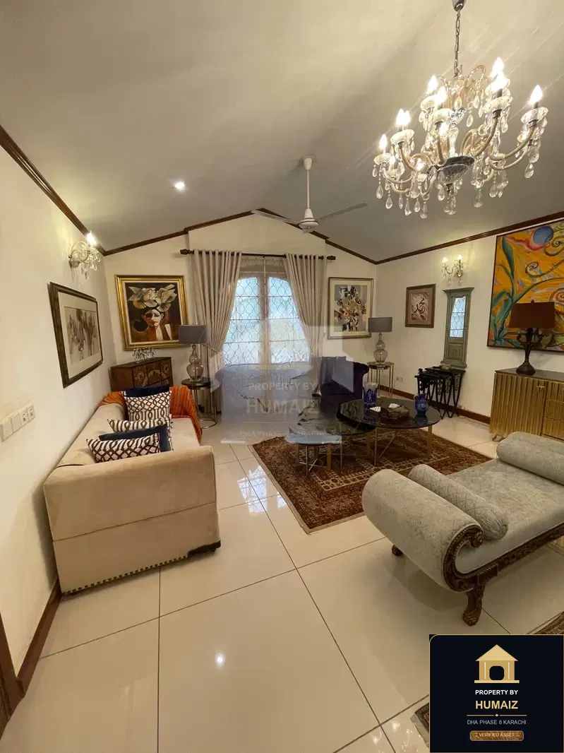 1,000 Sq. Yd. 6-Bedroom Luxury Villa (Basement, 6 Bath, Residence 11) in DHA Phase 8 For Rent in DHA Phase 8 Karachi — Photograph 6