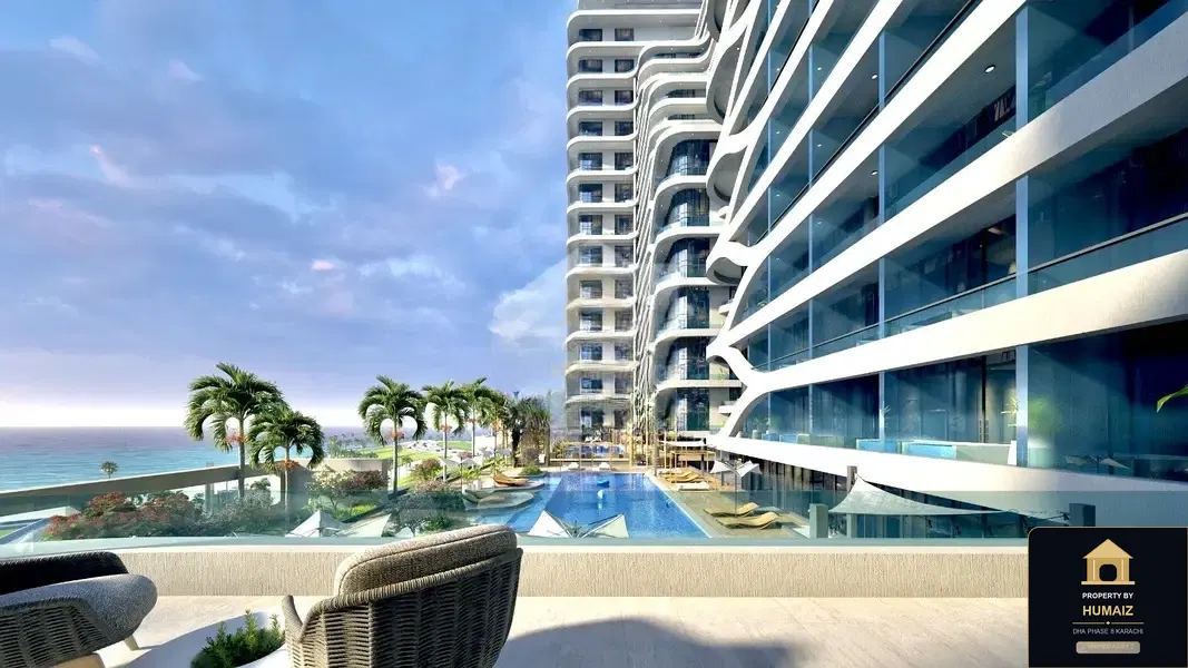 2-Bedroom Luxury Apartment (Private Pool, 3 Bath, Suite 9) at HMR Waterfront For Sale in DHA Phase 8 Karachi — Photograph 24