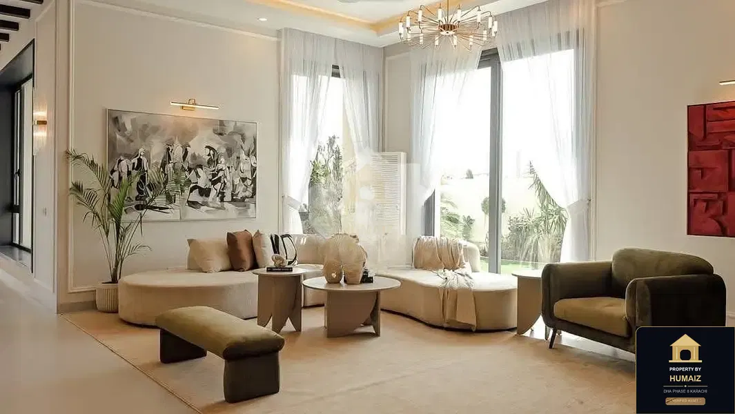 1,000 Sq. Yd. 6-Bedroom Luxury Villa (Private Pool, 6 Bath, Residence 2) in DHA Phase 8 For Sale in DHA Phase 8 Karachi — Photograph 9