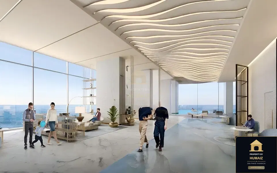 2-Bedroom Luxury Apartment (Sea Facing, 4 Bath, Suite 2) at HMR Waterfront For Sale in DHA Phase 8 Karachi — Photograph 13
