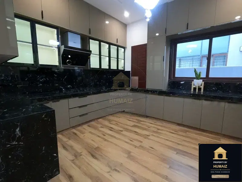 500 Sq. Yd. 6-Bedroom Luxury Villa (West Open, 6 Bath, Residence 7) in Khayaban-e-Shujaat For Sale in DHA Phase 8 Karachi — Property by Humaiz Architectural Asset