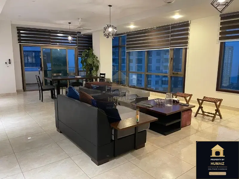 3-Bedroom Luxury Apartment (Sea Facing, 4 Bath, Suite 23) at Pearl Towers For Rent in DHA Phase 8 Karachi — Photograph 4
