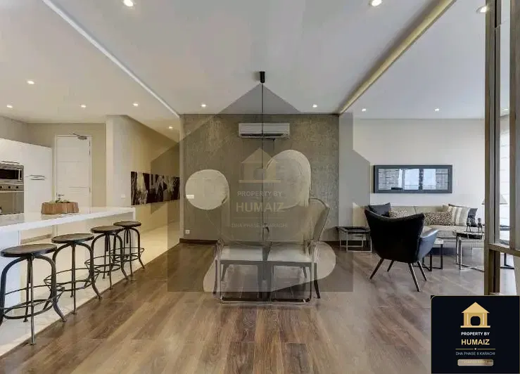 3-Bedroom Luxury Apartment (Private Pool, 3 Bath, Suite 5) at The Arkadians For Sale in DHA Phase 8 Karachi — Property by Humaiz Architectural Asset