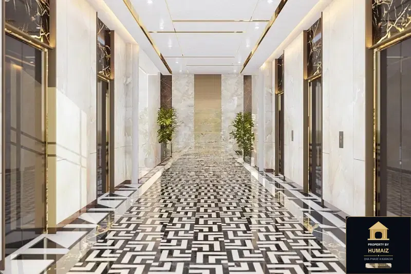 1-Bedroom Luxury Apartment (Private Pool, 1 Bath, Suite 16) at Tower A For Sale in DHA Phase 8 Karachi — Photograph 9