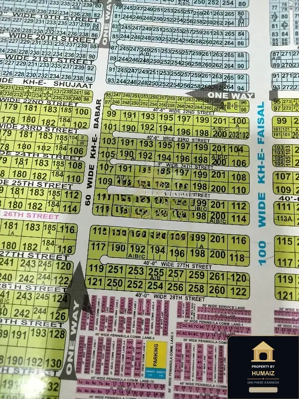 2,000 Sq. Yd. Residential Plot (Parcel 15) in Zone E For Sale in DHA Phase 8 Karachi — Property by Humaiz Architectural Asset